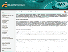 Tablet Screenshot of gamblingaffiliate.net